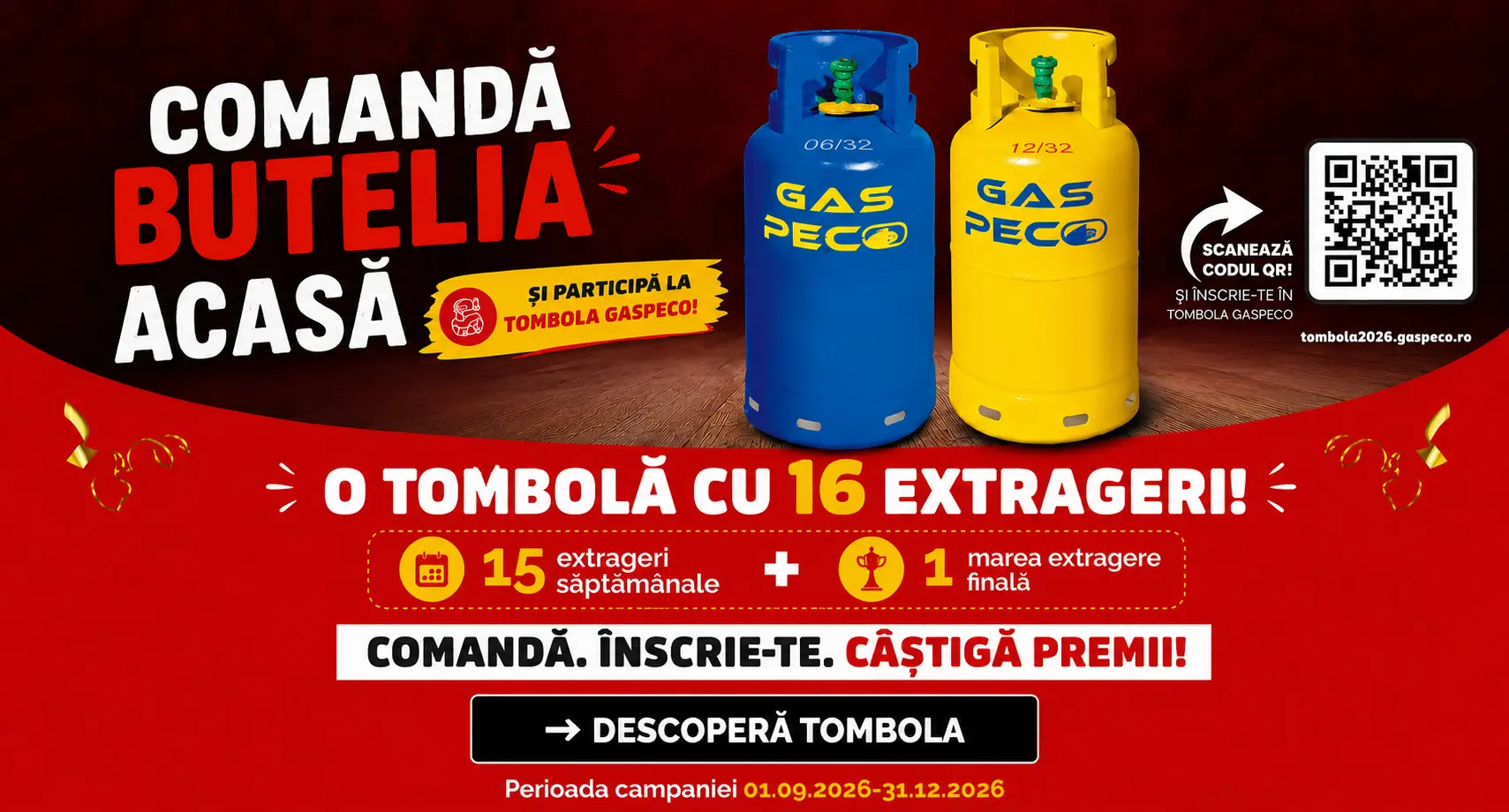 Tombola GASPECO - Descoperă premiile